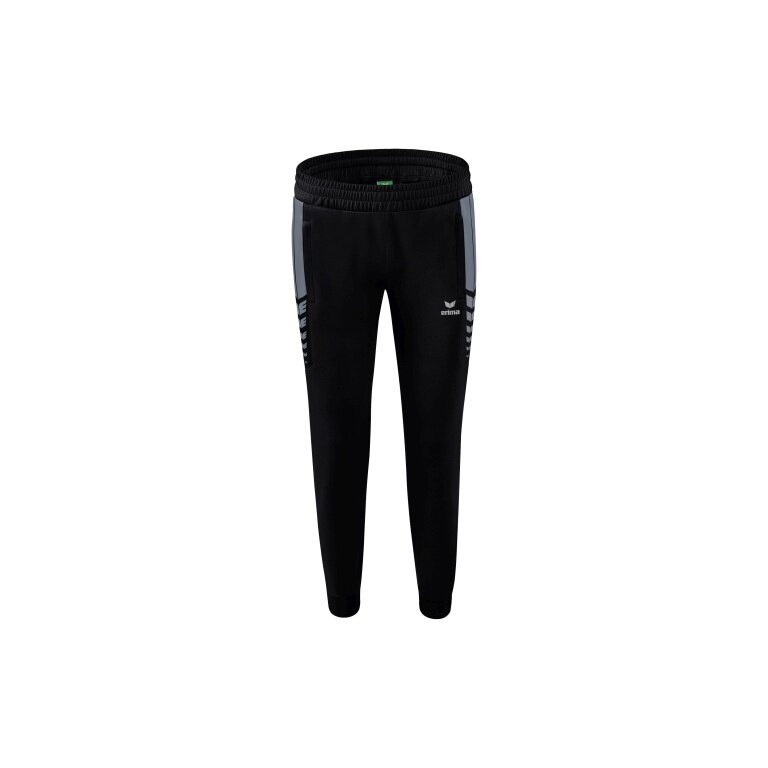 Erima Training Pants Six Wings Worker long (100% Polyester, sporty fit) black/grey Women