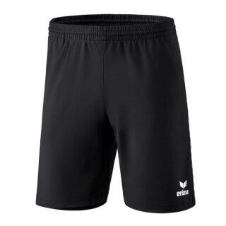 Erima Training Pants Short Basic (100% Polyester, Zipper Pockets) short black Boys