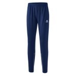 Erima Performance Training Trousers (durable, stretchy and super lightweight) long navy blue/white Ladies