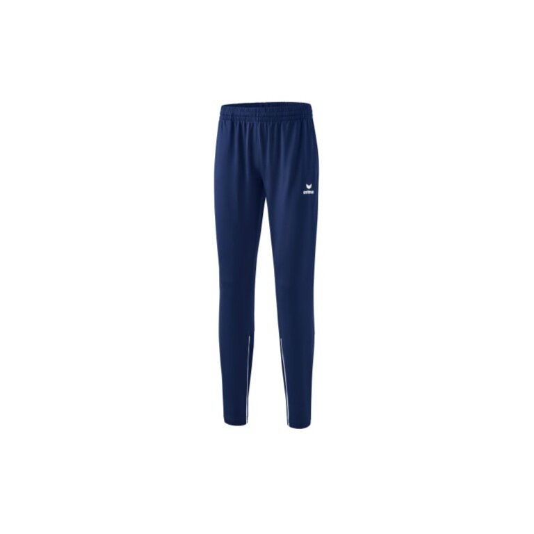 Erima Performance Training Trousers (durable, stretchy and super lightweight) long navy blue/white Ladies