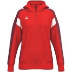 Erima Celebrate 125 Training Jacket with Hood (breathable, 100% Polyester) red Ladies