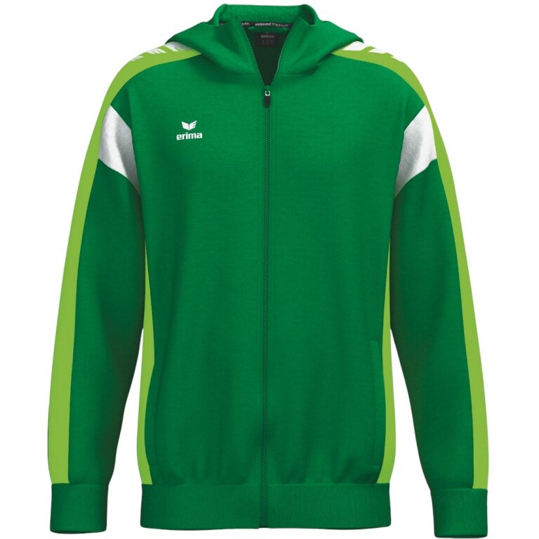 Erima Celebrate 125 Training Jacket with Hood (breathable, 100% polyester) dark green children