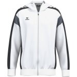 Erima Celebrate 125 Training Jacket with Hood (breathable, 100% polyester) white/black men's
