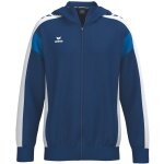 Erima Celebrate 125 Training Jacket with Hood (breathable, 100% Polyester) navy blue/white Men's