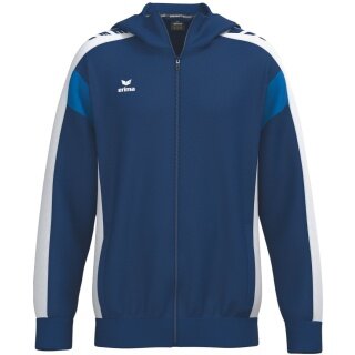 Erima Celebrate 125 Training Jacket with Hood (breathable, 100% polyester) navy blue/white children