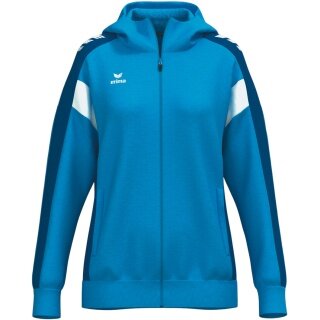 Erima Celebrate 125 Training Jacket with Hood (breathable, 100% polyester) royal blue Ladies