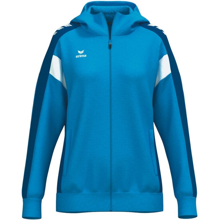 Erima Celebrate 125 Training Jacket with Hood (breathable, 100% polyester) royal blue Ladies