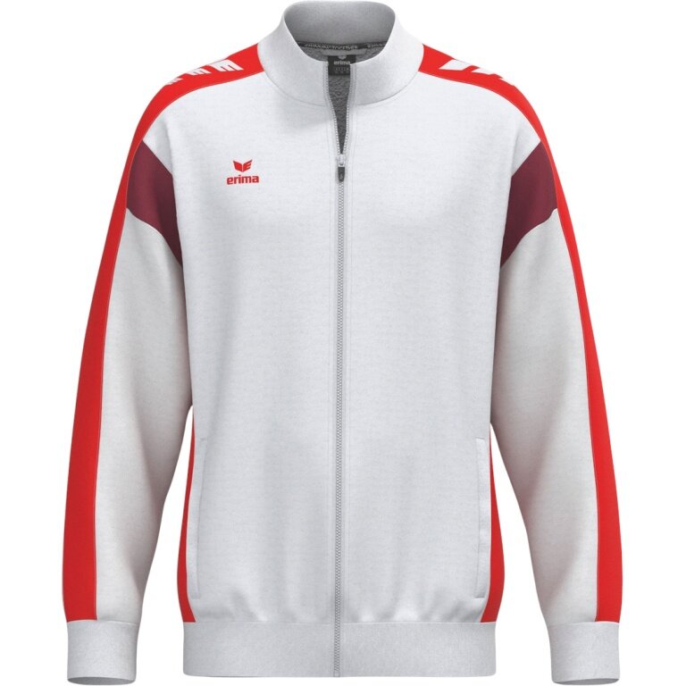 Erima Training Jacket Celebrate 125 (breathable, 100% polyester) white/red men's