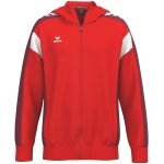 Erima Celebrate 125 Training Jacket with Hood (breathable, 100% Polyester) red Children