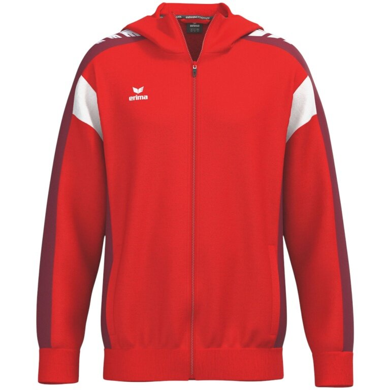 Erima Celebrate 125 Training Jacket with Hood (breathable, 100% polyester) red men's