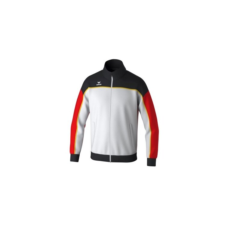 Erima Training Jacket Change (recycled Polyester, high wearing comfort) white/black/red boys