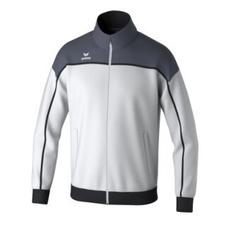 Erima Training Jacket Change (recycled Polyester, high wearing comfort) white/grey/black Men's