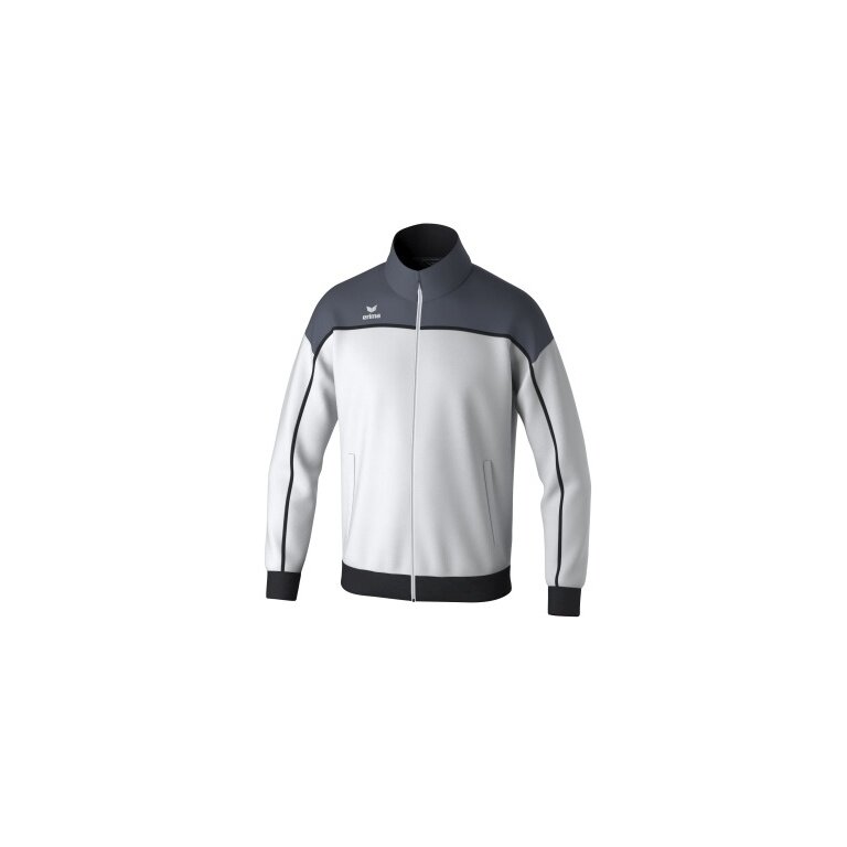 Erima Training Jacket Change (recycled Polyester, high wearing comfort) white/grey/black Men's