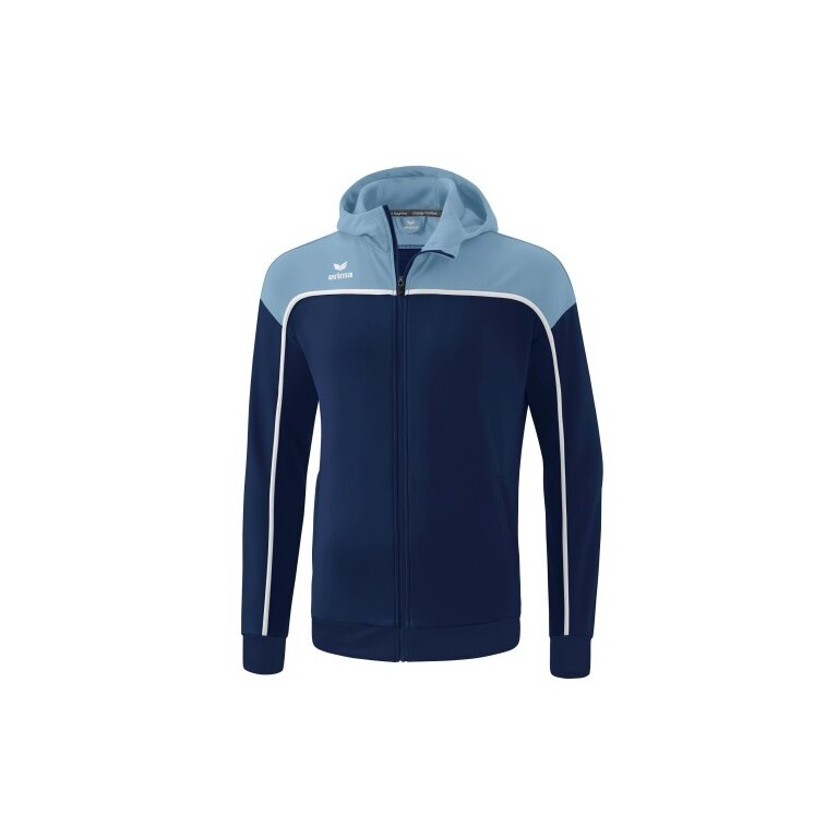 Erima Training Jacket Change with Hood (recycled Polyester, durable, with zip pockets) navy blue Boys