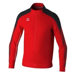 Erima Training Jacket Evo Star (Stand-up Collar, Durable) Red/Black Men's