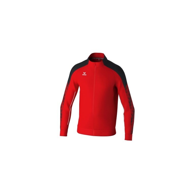 Erima Training Jacket Evo Star (Stand-up Collar, Durable) Red/Black Men's