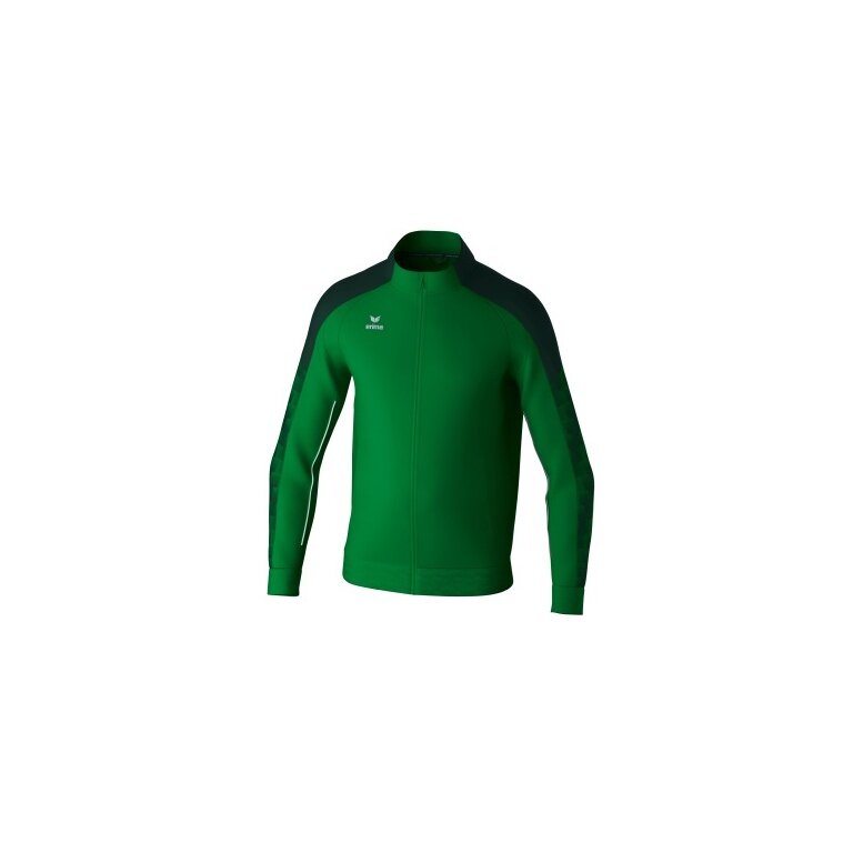 Erima Training Jacket Evo Star (Stand-up Collar, Durable) Emerald Green/Pine Kids