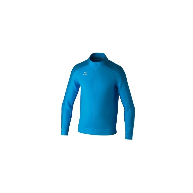 Erima Evo Star Training Jacket (Stand-up Collar, Durable) Curacao Blue Men's