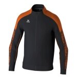 Erima Training Jacket Evo Star (Stand-up Collar, Durable) Black/Orange Kids