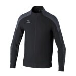 Erima Training Jacket Evo Star (Stand-up Collar, Durable) Black/Grey Kids
