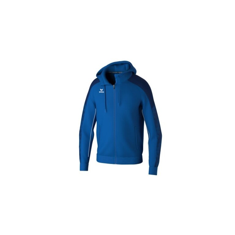 Erima Evo Star Training Jacket with Hood (high wearing comfort) royal blue/navy children