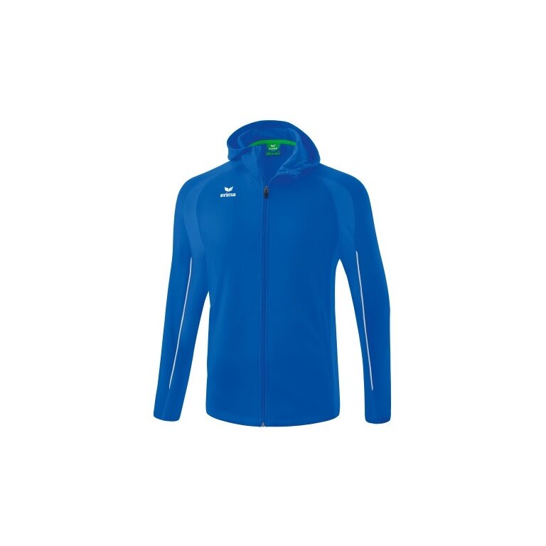 Erima Training Jacket Liga Star with Hood (durable and elastic functional material) royal blue/white Men
