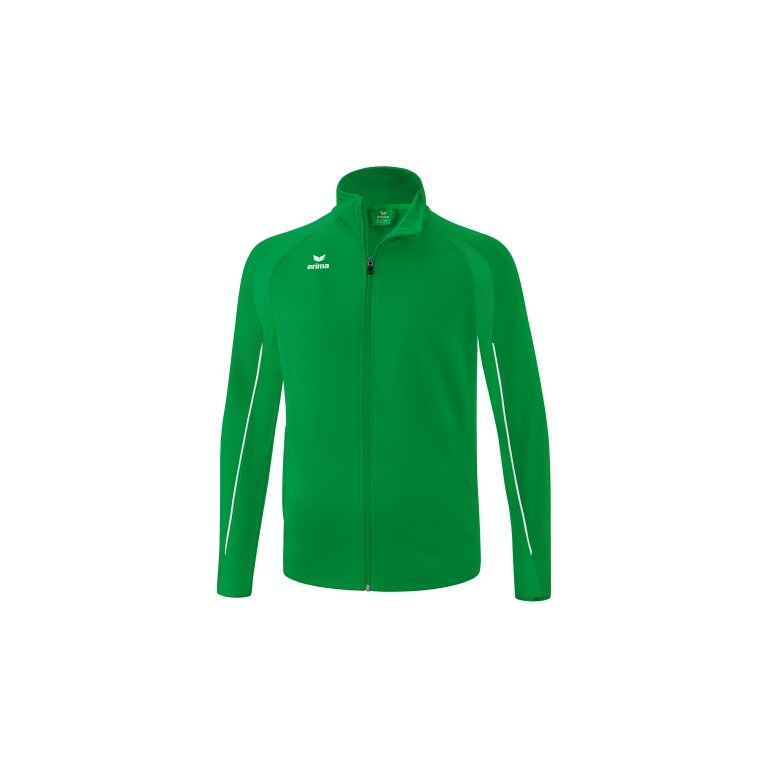 Erima Training Jacket Liga Star Polyester (stand-up collar, durable) emerald green/white Men