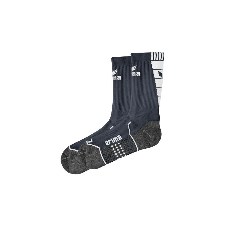 Erima Training Socks Crew dark grey/white - 1 Pair