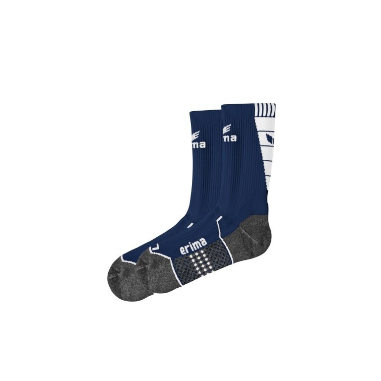Erima Training Socks Crew navy blue/white - 1 Pair