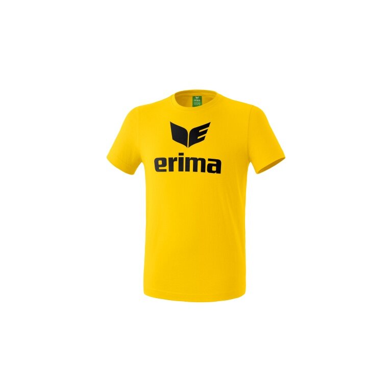 Erima Sport T-shirt Basic Promo Logo (100% Cotton) Yellow Men