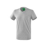 Erima Sport T-shirt Basic Style (100% Cotton, V-neck) grey Men