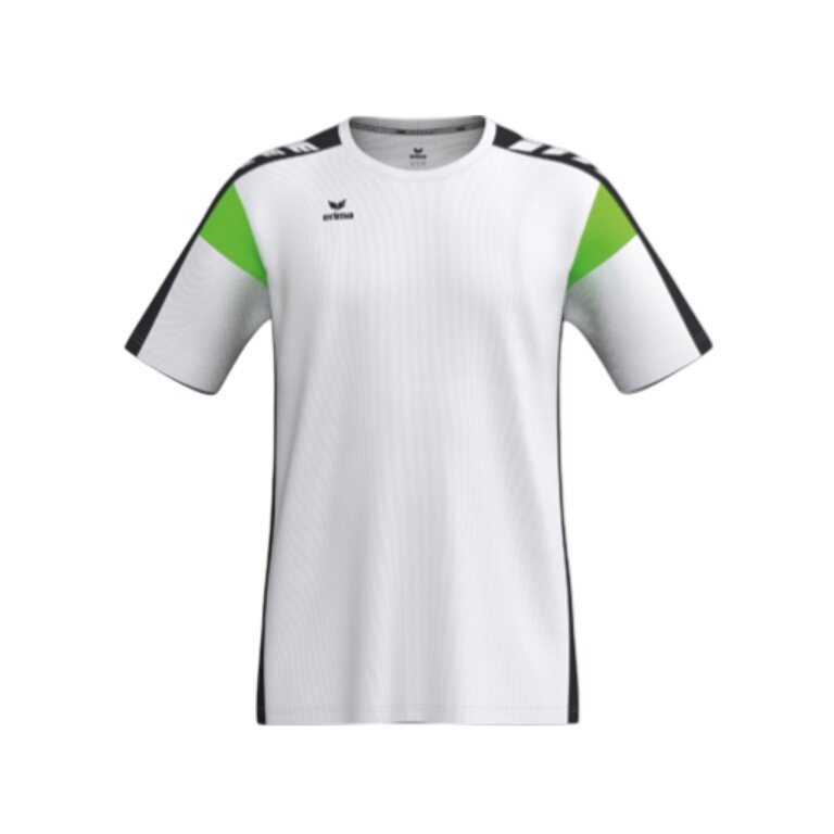 Erima Sport T-shirt Function Celebrate 125 (lightweight, quick-drying) white/gecko green men's