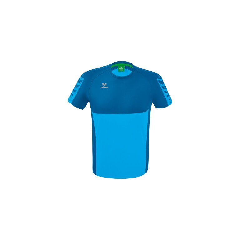 Erima Sport T-shirt Six Wings (100% Polyester, quick-drying, comfortable to wear) curacao blue Boys