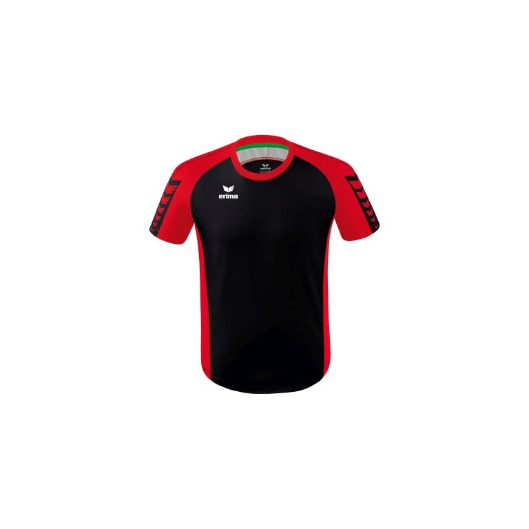 Erima Sport T-shirt Six Wings Jersey (100% Polyester, durable) black/red Men