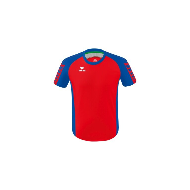 Erima Sport T-shirt Six Wings Jersey (100% Polyester, durable) red/royal blue Men