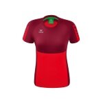 Erima Sport-Shirt Six Wings (100% Polyester, tailored cut, quick-drying) red/bordeaux Women