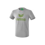 Erima Leisure T-shirt Essential - soft cotton - light grey/lime Men