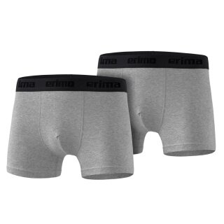 Erima Underwear Boxer Shorts (comfortable fit) grey Men's - 2 pieces