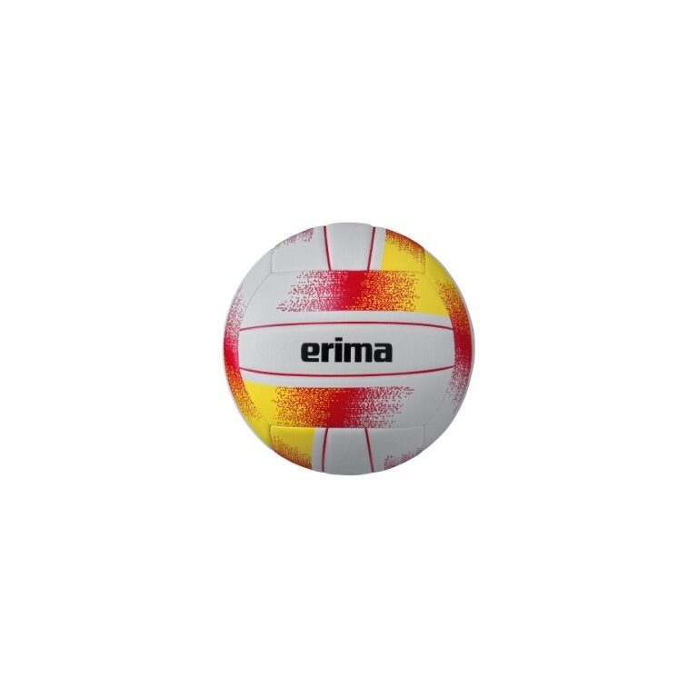 Erima Volleyball Allround - white/yellow/red - 1 piece