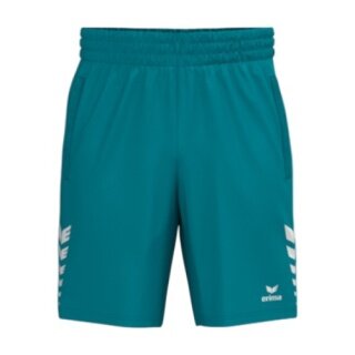 Erima Celebrate 125 Short Sports Trousers (100% Polyester, elastic waistband with drawstring) short tahitian blue men's