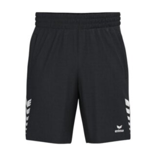 Erima Celebrate 125 Short Sports Trousers (100% Polyester, elastic waistband with drawstring) short black men's