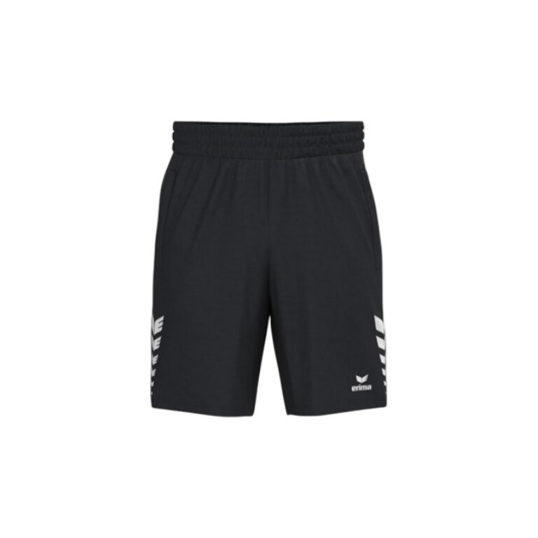 Erima Celebrate 125 Short Sports Trousers (100% Polyester, elastic waistband with drawstring) short black men's