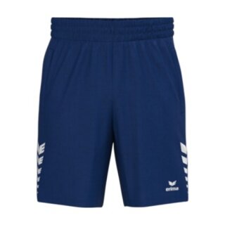 Erima Celebrate 125 Short Sports Trousers (100% Polyester, elasticated waistband with drawstring) short navy blue men's