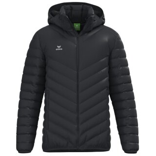 Erima padded jacket CMPT puffer with hood (100% polyester) black men's