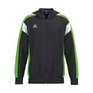 Erima Celebrate 125 Training Jacket with Hood (breathable, 100% polyester) black/green men's