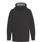 Erima Premia Hydro Functional Jacket with Hood (2.5 Layers, Waterproof) Black Men's