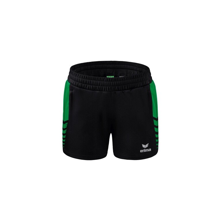 Erima Sports Shorts Short Six Wings Worker (100% Polyester) short black/emerald Women