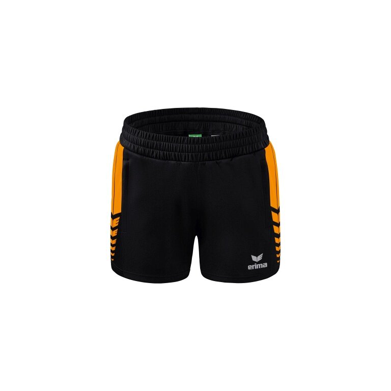 Erima Sports Shorts Short Six Wings Worker (100% Polyester) short black/orange Women