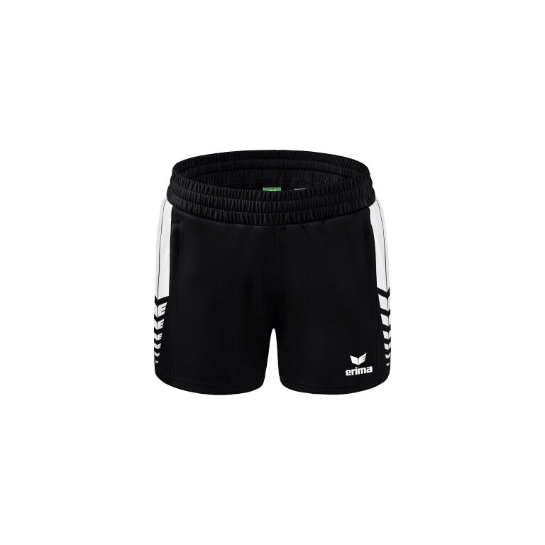 Erima sports shorts Short Six Wings Worker (100% Polyester) short black/white Women