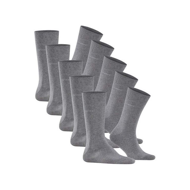 Esprit Day Socks Crew Uni (Cotton) light grey Men - 5 Pairs